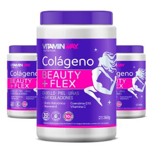 PLAN 90 DÍAS COLÁGENO BEAUTY + FLEX ( 3 FRASCOS x360g c/u)