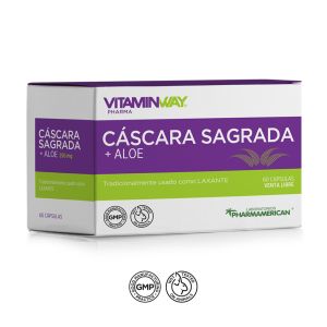 CÁSCARA SAGRADA + ALOE x60