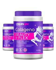 PLAN 90 DÍAS COLÁGENO BEAUTY + FLEX ( 3 FRASCOS x360g c/u)